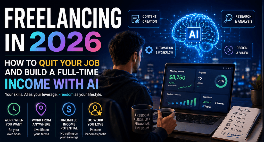 Freelancing in 2026: How to Quit Your Job and Build a Full-Time Income with AI